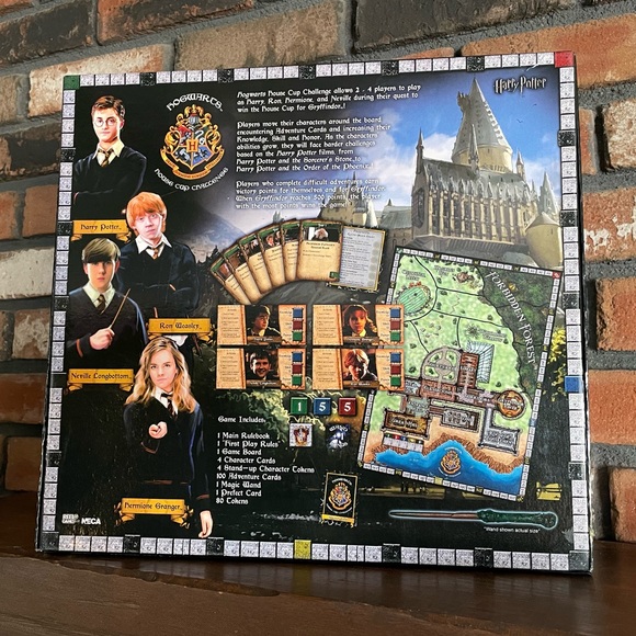 Hogwarts House Cup Challenge Harry Potter Adventure Board Game Hard to Find - Picture 8 of 9